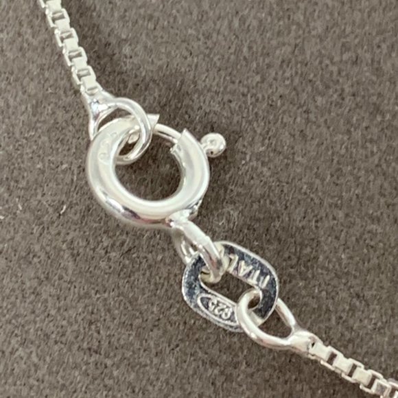 NEW 24" Real Silver 1mm 019 Box Chain - Picture 5 of 6